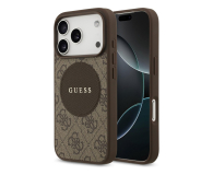 Guess 4G Circle Classic Logo MagSafe do iPhone 17 Pro brązowy - 1365487 - zdjęcie 1